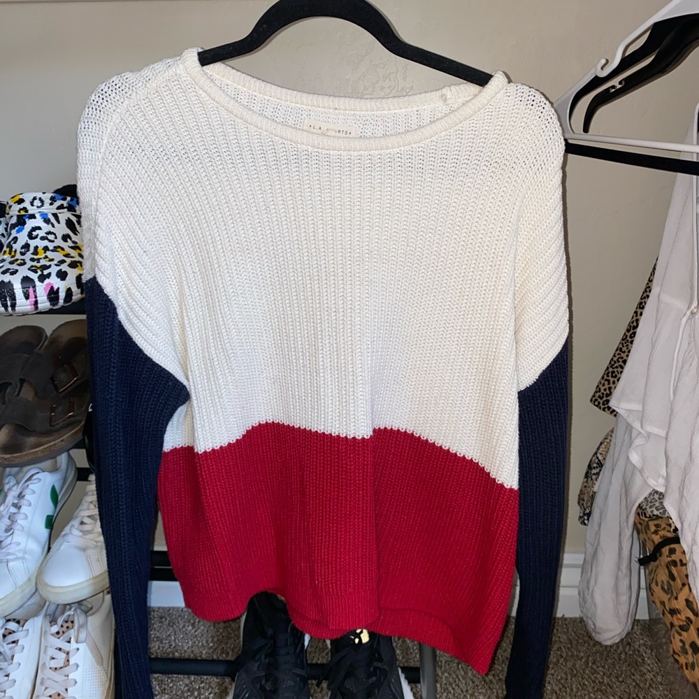 Red, White, & Blue Sweater